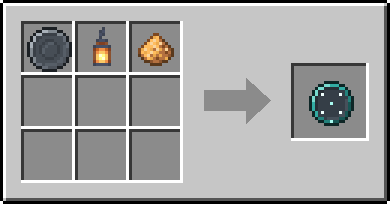 Crafting Lamplit: a Blank Rune and Lantern and Glowstone Dust
