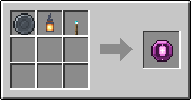 Crafting Lantern Soul: a Blank Rune and Lantern and Soul Torch