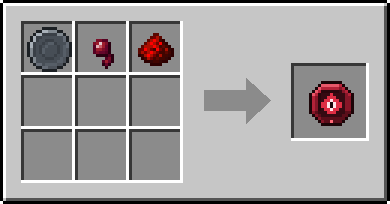 Crafting Leech: a Blank Rune and Spider Eye and Redstone Dust