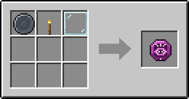 Crafting Lux Reading: a Blank Rune and Torch and Glass Pane