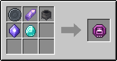 Crafting Manawell: a Blank Rune and Amethyst Shard and Cauldron, plus a Mana Crystal and a Diamond