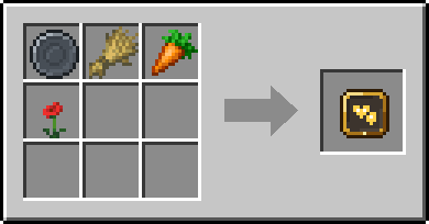 Crafting Matchmaking: a Blank Rune and Wheat Crops, Carrot and Poppy