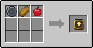 Crafting Nourishing: a Blank Rune and Bread and Apple