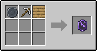 Crafting On Mine: a Blank Rune and Iron Pickaxe and Tripwire Hook