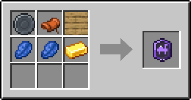 Crafting On Mount: a Blank Rune and Saddle and Tripwire Hook, plus 2 Lapis Lazuli and a Gold Ingot