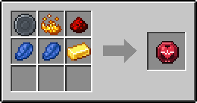 Crafting Overdrive: a Blank Rune and Blaze Powder and Redstone Dust