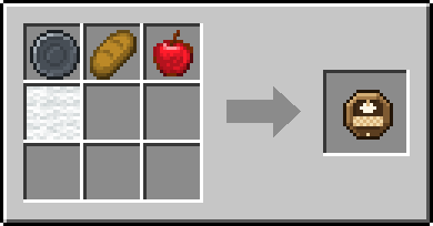 Crafting Picnic: a Blank Rune and Bread, Apple and White Carpet