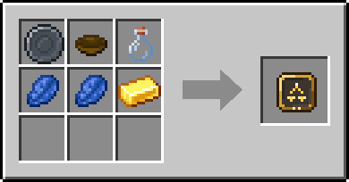 Crafting Pooled: a Blank Rune and Bowl and Glass Bottle, plus 2 Lapis Lazuli and a Gold Ingot