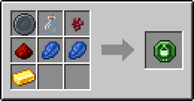Crafting Potion Steep: a Blank Rune and Glass Bottle, Nether Wart and Redstone Dust