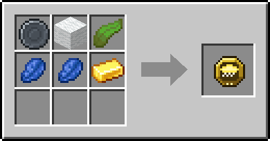 Crafting Raincloud: a Blank Rune and White Wool and Kelp, plus 2 Lapis Lazuli and a Gold Ingot