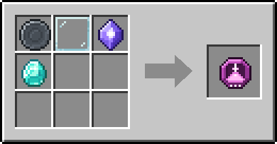 Crafting Rally Light: a Blank Rune and Beacon, plus a Mana Crystal and a Diamond