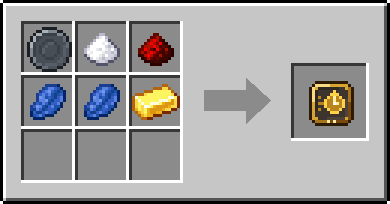 Crafting Rapid: a Blank Rune and Sugar and Redstone Dust, plus 2 Lapis Lazuli and a Gold Ingot