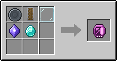 Crafting Reflect: a Blank Rune and Shield and Glass Pane, plus a Mana Crystal and a Diamond