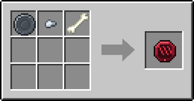 Crafting Rend: a Blank Rune and Iron Nugget and Bone