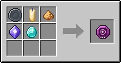 Crafting Sanctuary: a Blank Rune and Candle and Glowstone Dust, plus a Mana Crystal and a Diamond