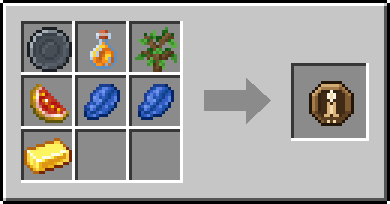 Crafting Sapflow: a Blank Rune and Honey Bottle, Oak Sapling and Glistering Melon Slice, plus 2 Lapis Lazuli and a Gold Ingot