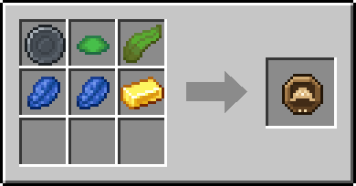 Crafting Shellback: a Blank Rune and Turtle Scute and Kelp, plus 2 Lapis Lazuli and a Gold Ingot