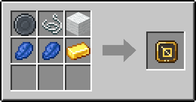 Crafting Silken: a Blank Rune and String and White Wool, plus 2 Lapis Lazuli and a Gold Ingot