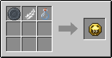 Crafting Sky Reading: a Blank Rune and Feather and Glass Bottle