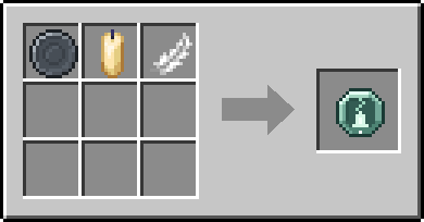 Crafting Douse: a Blank Rune and Candle and Feather