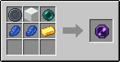 Crafting Softfoot: a Blank Rune and White Wool and Ender Pearl