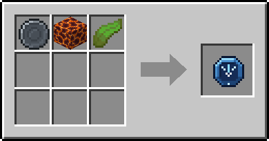 Crafting Sounding: a Blank Rune and Magma Block and Kelp