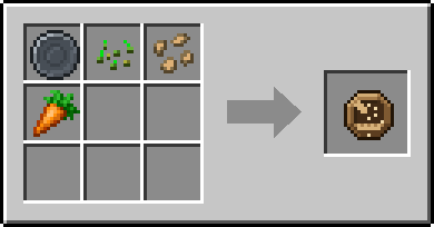 Crafting Sow: a Blank Rune and Wheat Seeds, Beetroot Seeds and Carrot