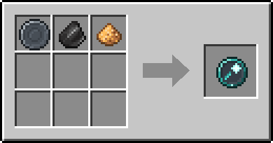 Crafting Spark: a Blank Rune and Flint and Glowstone Dust