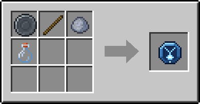 Crafting Springseek: a Blank Rune and Stick, Clay Ball and Glass Bottle