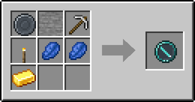 Crafting Stairwell: a Blank Rune and Stone Stairs, Iron Pickaxe and Torch