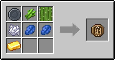 Crafting Stalkrise: a Blank Rune and Sugar Cane, Cactus and Bone Meal, plus 2 Lapis Lazuli and a Gold Ingot