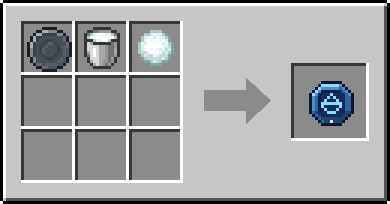 Crafting Staunch: a Blank Rune and Milk Bucket and Snowball