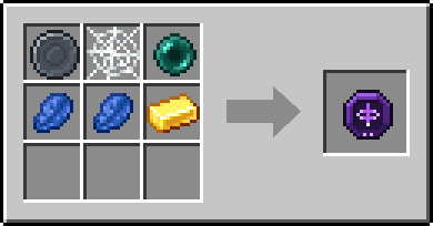 Crafting Stillbind: a Blank Rune and Cobweb and Ender Pearl