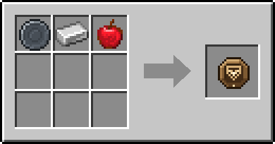 Crafting Stoutheart: a Blank Rune and Iron Ingot and Apple