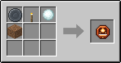 Crafting Thawfield: a Blank Rune and Torch, Snowball and Dirt