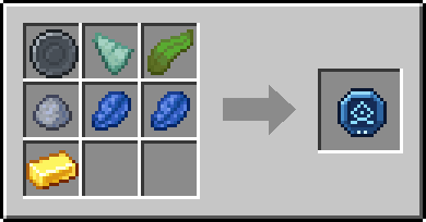 Crafting Tidal Lift: a Blank Rune and Prismarine Shard, Kelp and Clay Ball