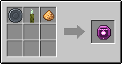 Crafting Tide Lantern: a Blank Rune and Sea Pickle and Glowstone Dust