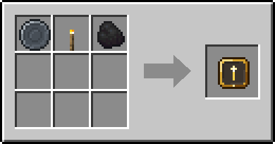 Crafting Torchset: a Blank Rune and Torch and Coal