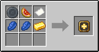 Crafting Triage: a Blank Rune and Glistering Melon Slice and Paper, plus 2 Lapis Lazuli and a Gold Ingot