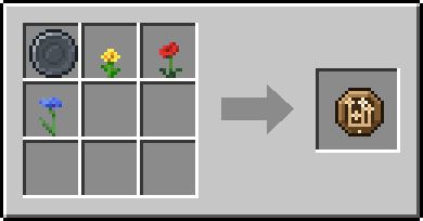 Crafting Wildflower: a Blank Rune and Dandelion, Poppy and Cornflower