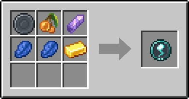 Crafting Wisp: a Blank Rune and Glow Berries and Amethyst Shard