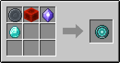 Crafting Zone: a Blank Rune and Block of Redstone